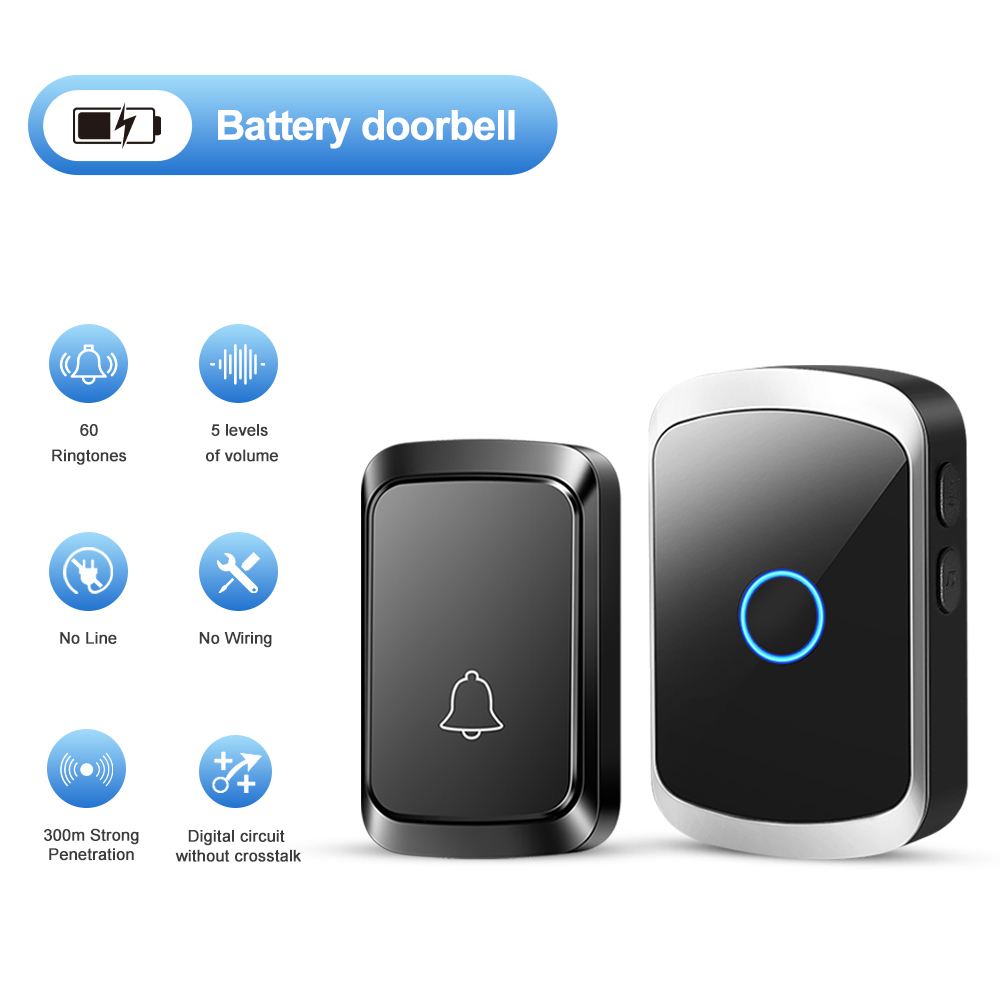 Smart Home Automation Diy - Slimme Draadloze Deurbel Deurbel Kit Geen