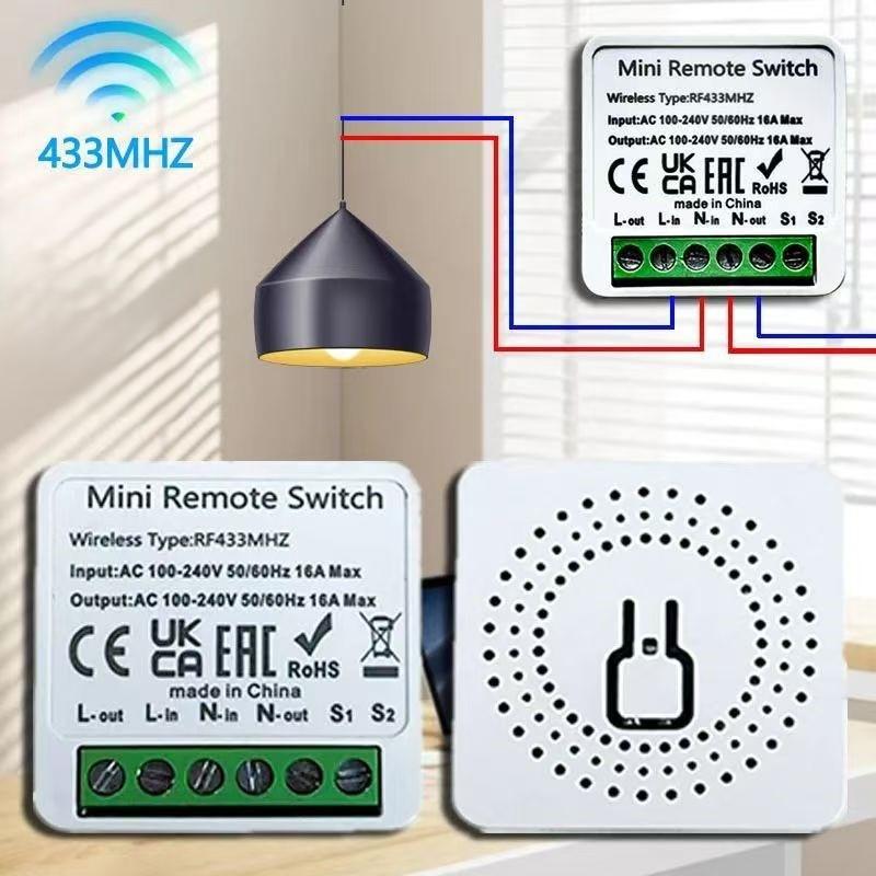 Diy Home Automation Controller - RF 433 MHz Smart Switch Mini