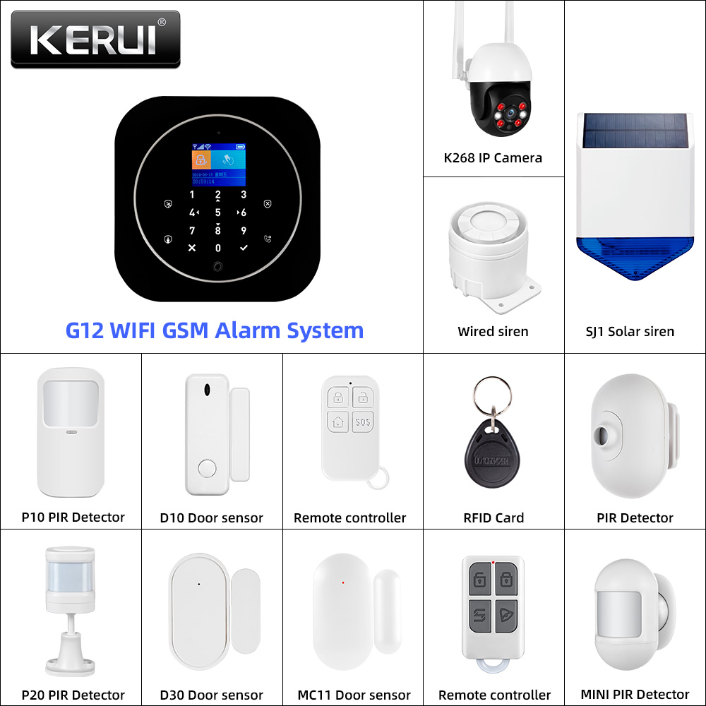 KERUI G12 2G Wifi Draadloos Al - Home Automation System Diy recensie en prijs