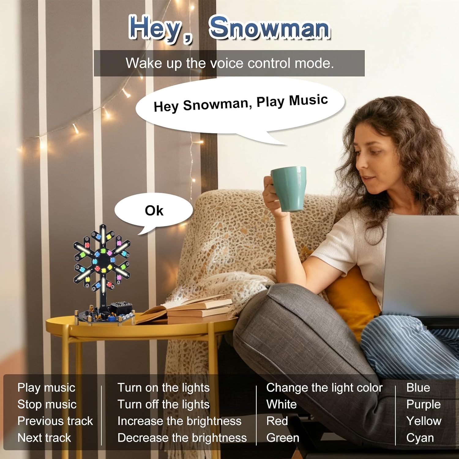 Spectrumlicht met stembedienin - Home Automation System Diy recensie en prijs